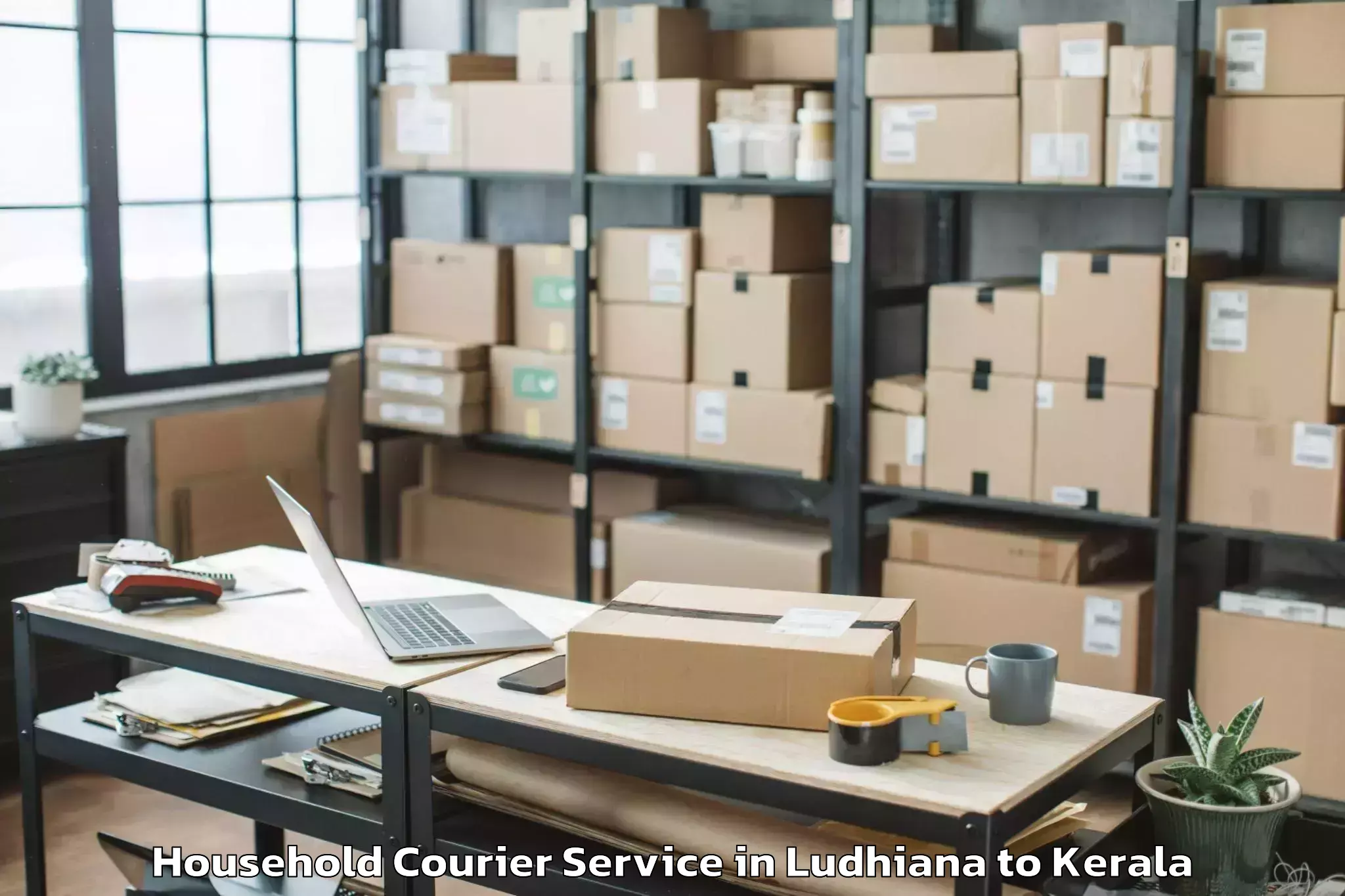 Comprehensive Ludhiana to Lulu Mall Thiruvananthapuram Household Courier